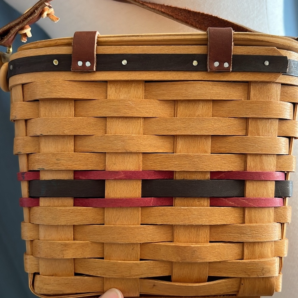 Handmade vintage basket purse - Picture 7 of 12